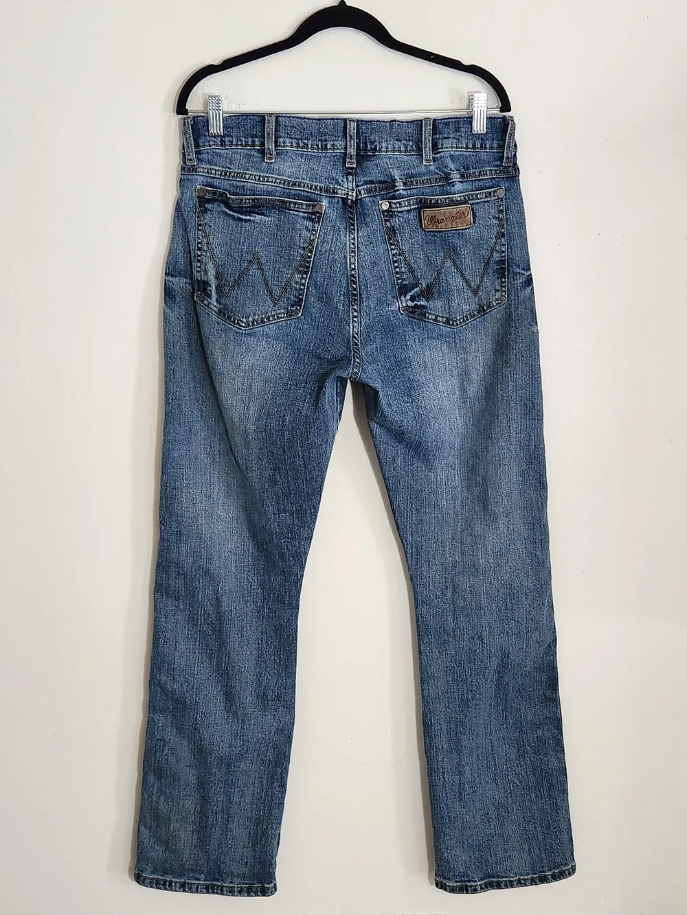 Wrangler Retro Mens Slim Bootcut Jeans Medium Wash Size 33 x 32